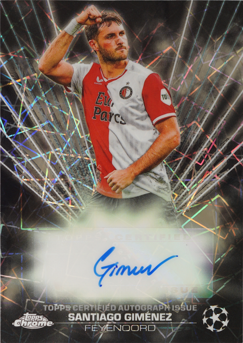 Santiago Giménez trading card
