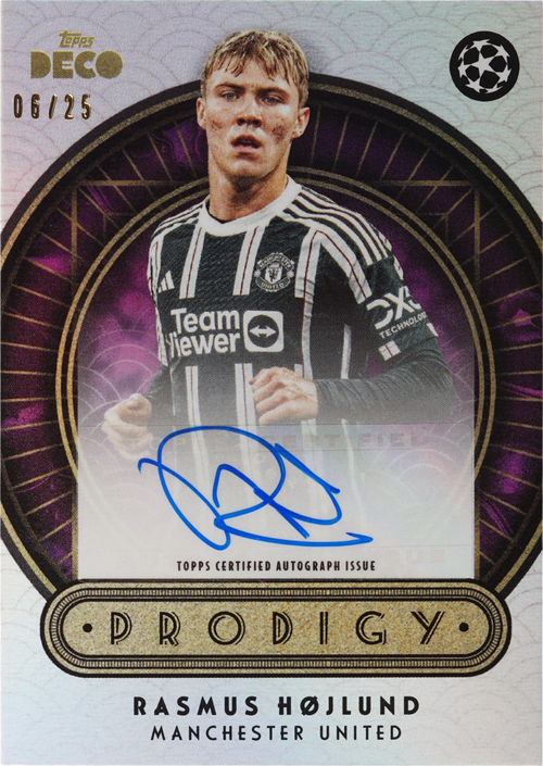 Rasmus Hojlund trading card