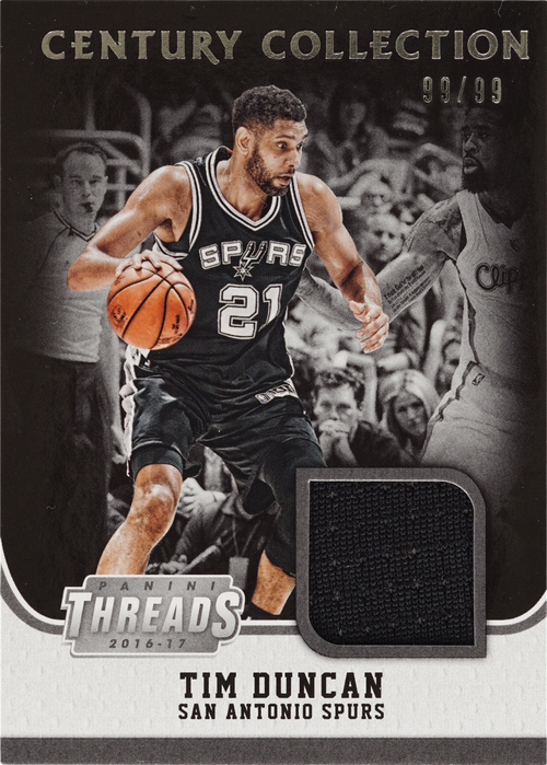 Tim Duncan trading card