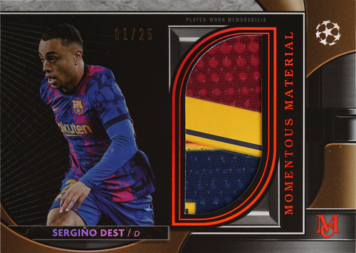Sergiño Dest trading card