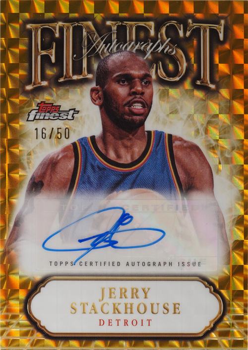 Jerry Stackhouse trading card