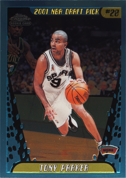 Tony Parker trading card