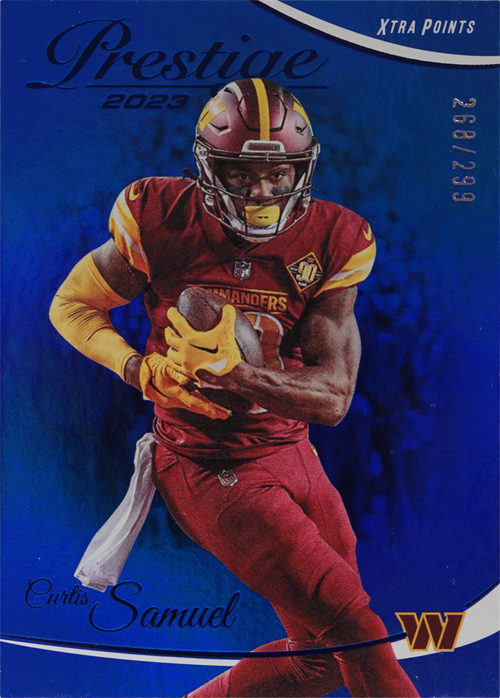 Curtis Samuel trading card