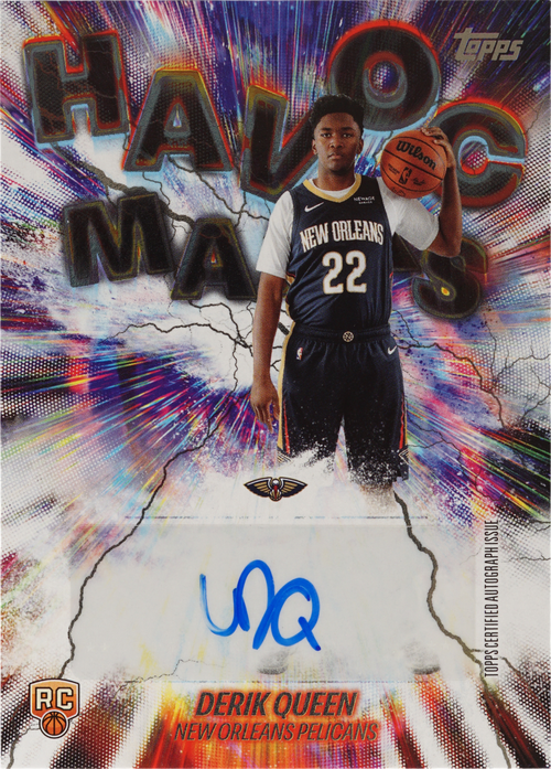 Derik Queen trading card