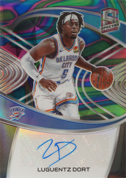 Luguentz Dort trading card