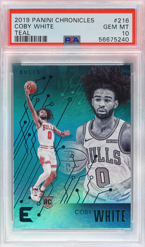 Coby White trading card