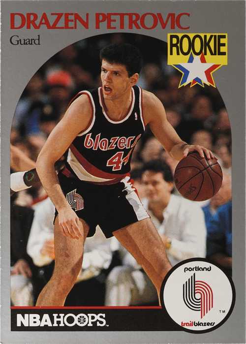Drazen Petrovic trading card