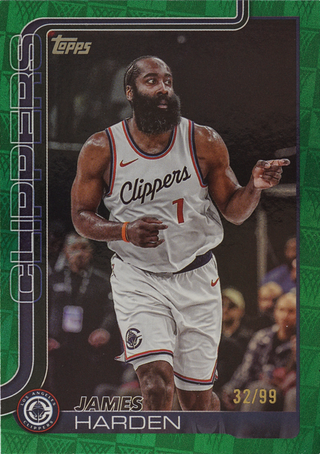 James Harden trading card