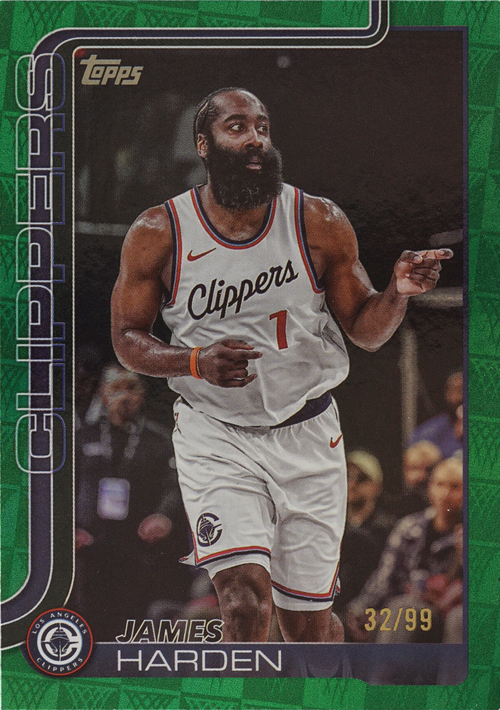James Harden trading card