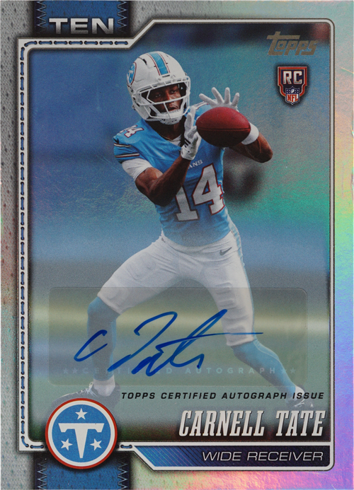 Carnell Tate trading card