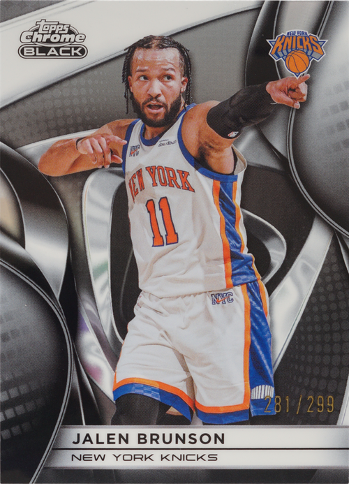 Jalen Brunson trading card