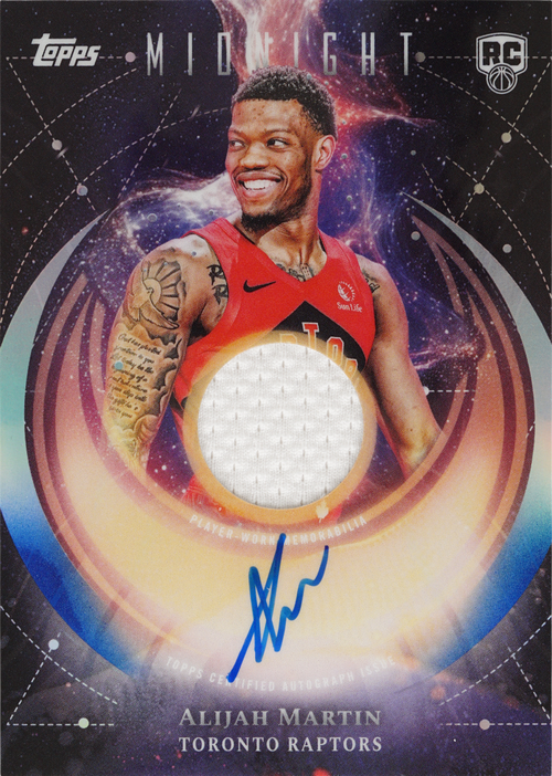 Alijah Martin trading card