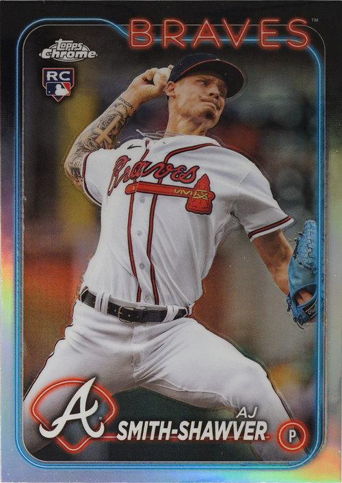 AJ Smith-Shawver trading card