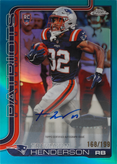 TreVeyon Henderson trading card