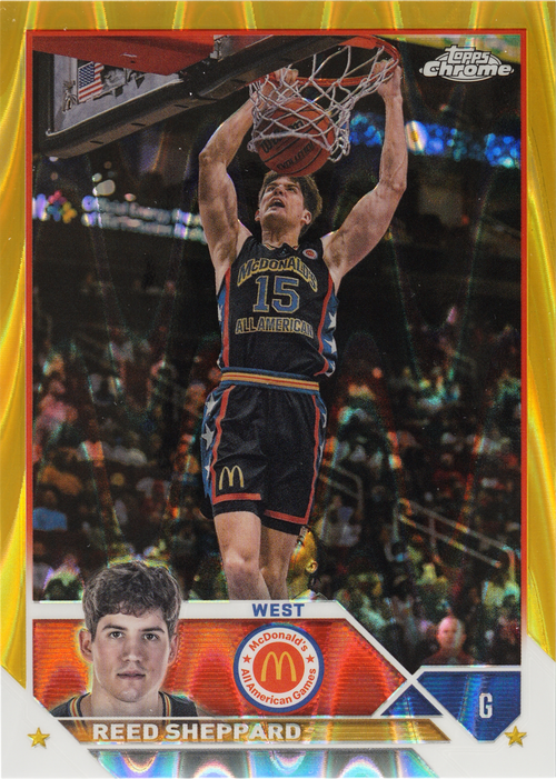 Reed Sheppard trading card