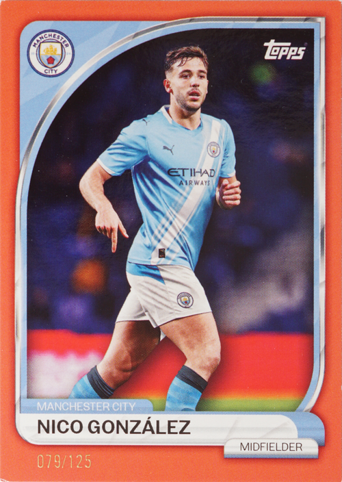 Nico Gonz谩lez trading card
