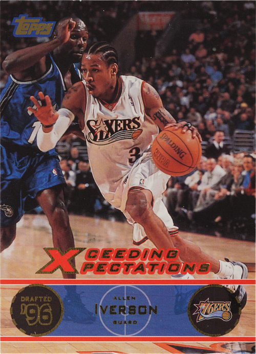 Allen Iverson trading card