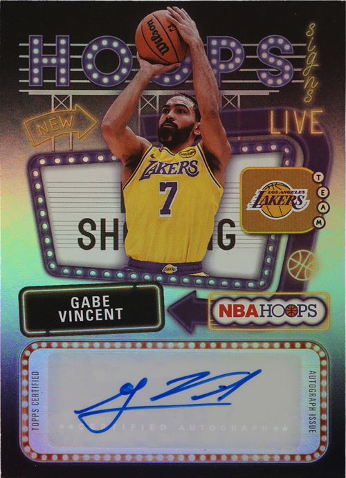Gabe Vincent trading card