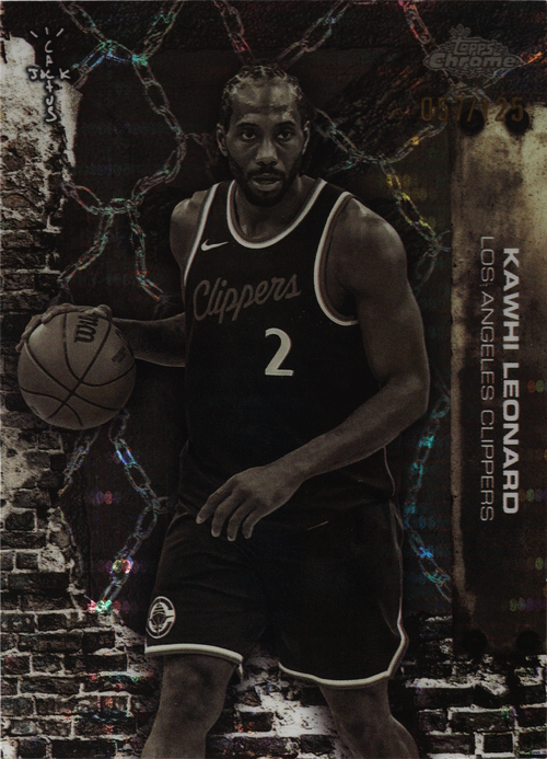 Kawhi Leonard trading card