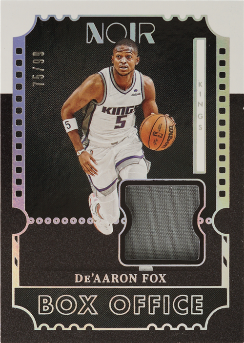 De'Aaron Fox trading card