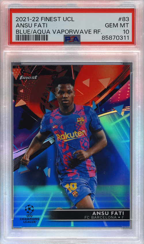 Ansu Fati trading card