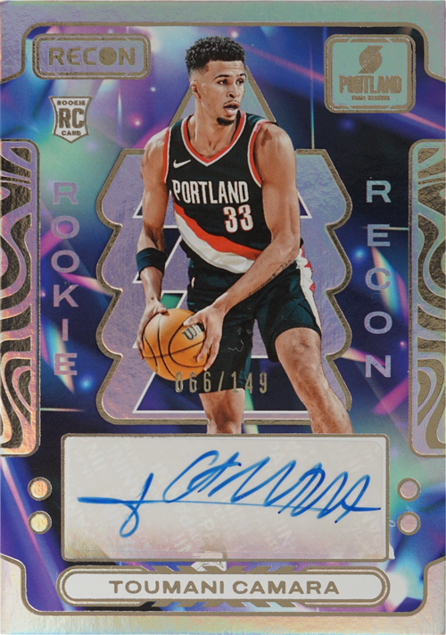 Toumani Camara trading card