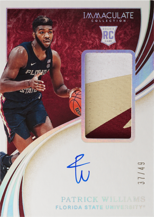 Patrick Williams trading card