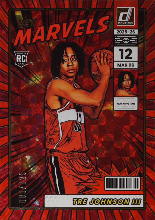Tre Johnson III trading card