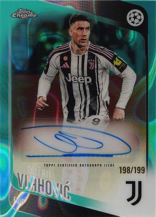 Dušan Vlahović trading card