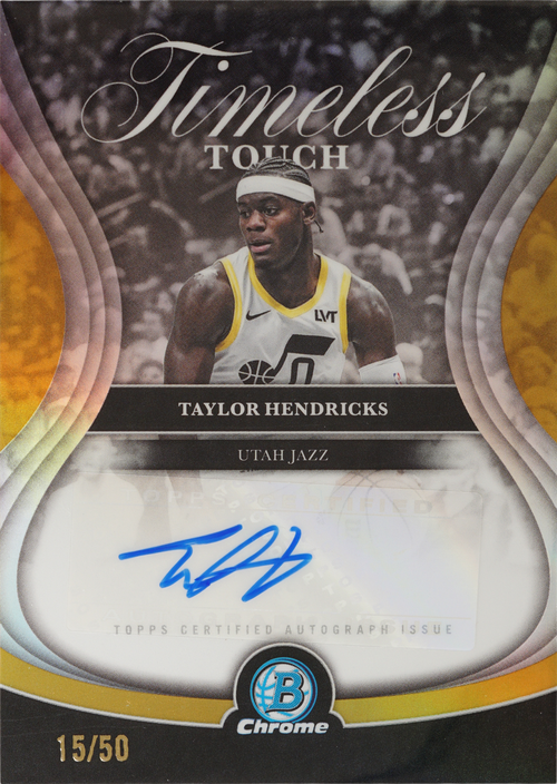 Taylor Hendricks trading card