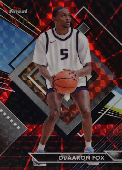 De'Aaron Fox trading card