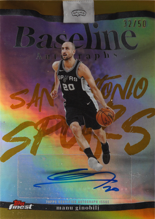 Manu Ginobili trading card