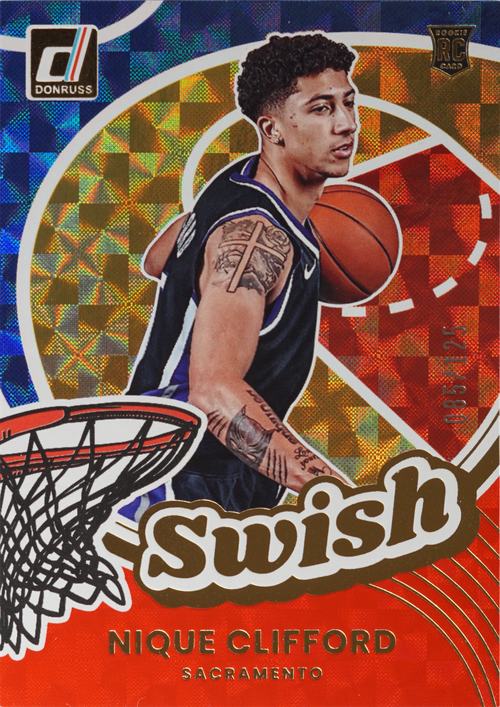 Nique Clifford trading card