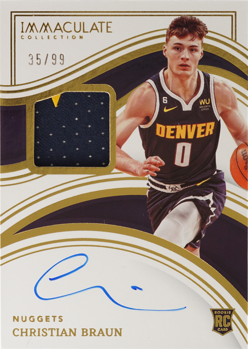 Christian Braun trading card