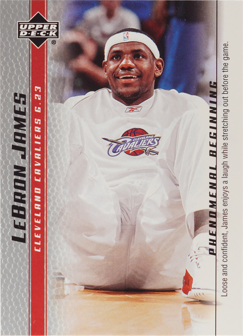 LeBron James trading card