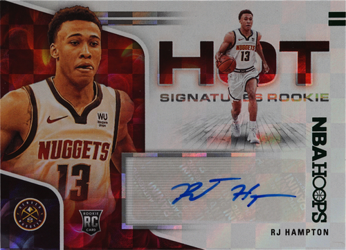 RJ Hampton trading card