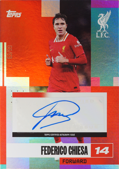 Federico Chiesa trading card