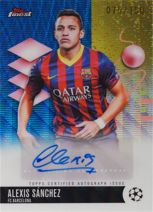 Alexis Sánchez trading card