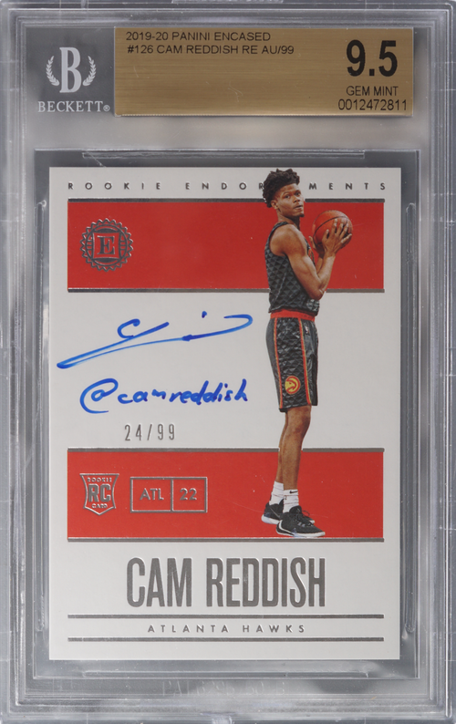 Cam Reddish trading card