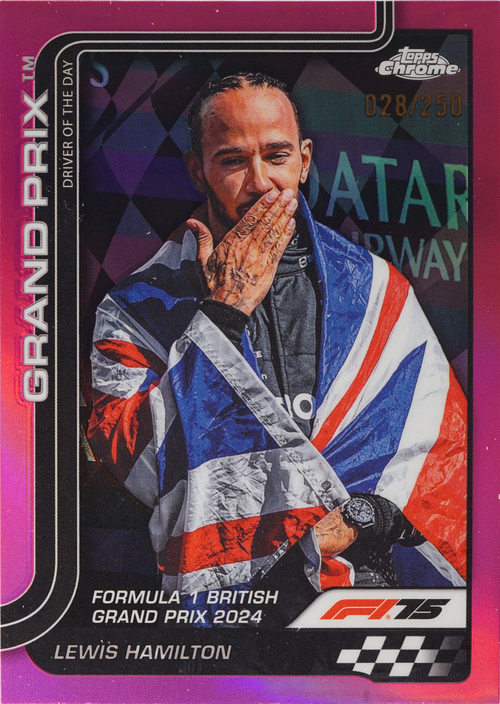 Lewis Hamilton trading card