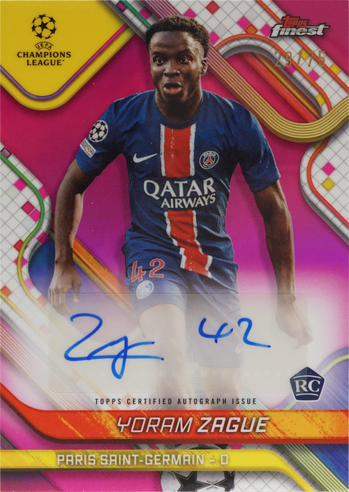 Yoram Zague trading card