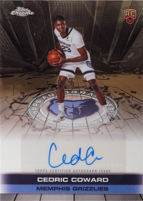 Cedric Coward trading card