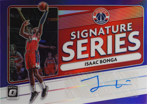 Isaac Bonga trading card
