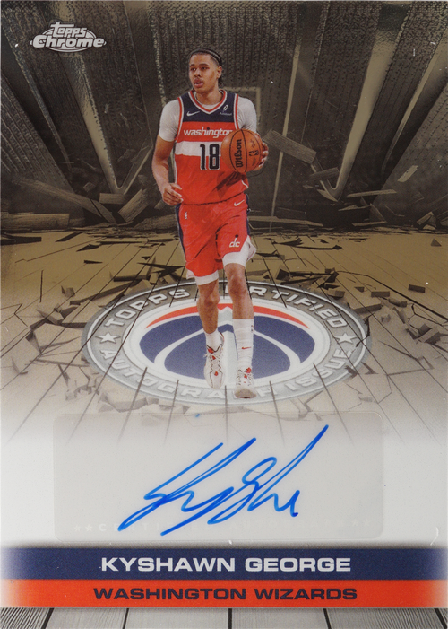 Kyshawn George trading card
