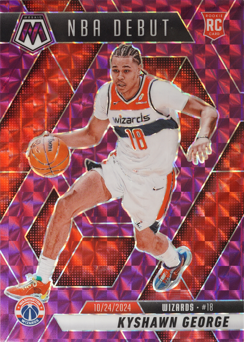 Kyshawn George trading card