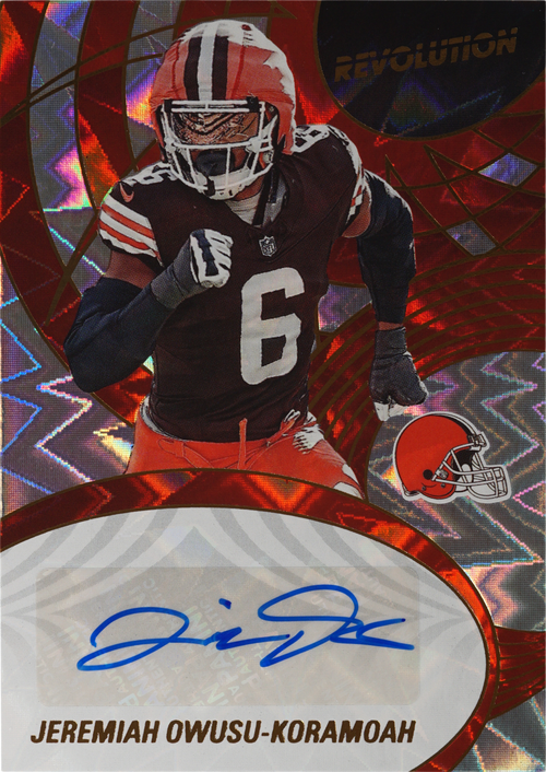 Jeremiah Owusu-Koramoah trading card