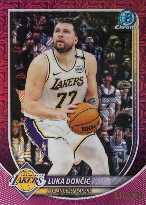 Luka Dončić trading card