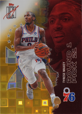 Tyrese Maxey trading card