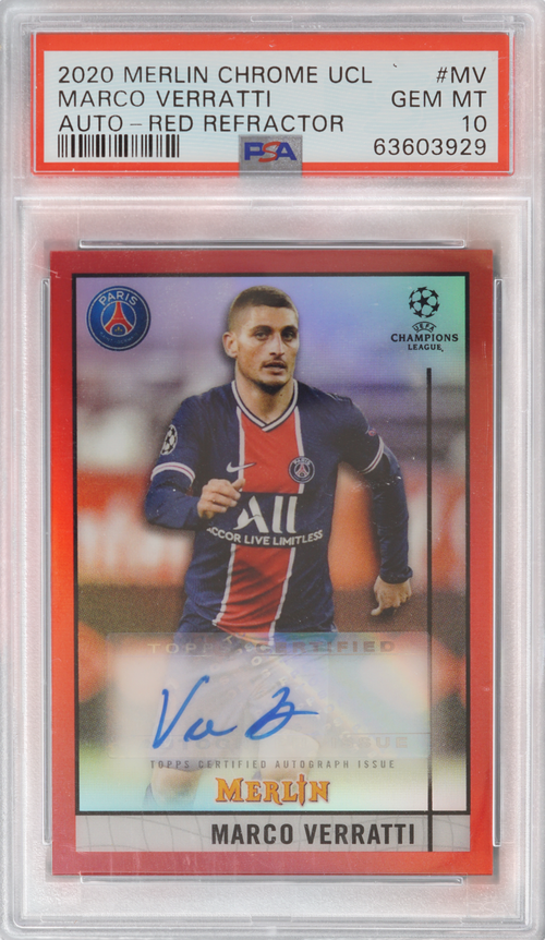 Marco Verratti trading card
