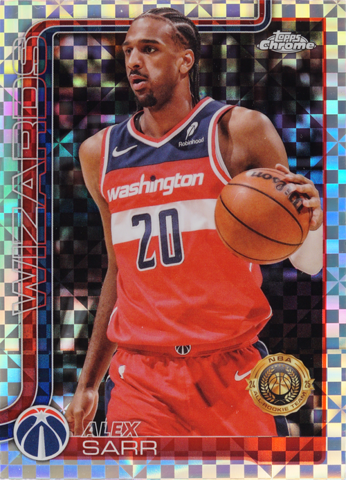 Alex Sarr trading card